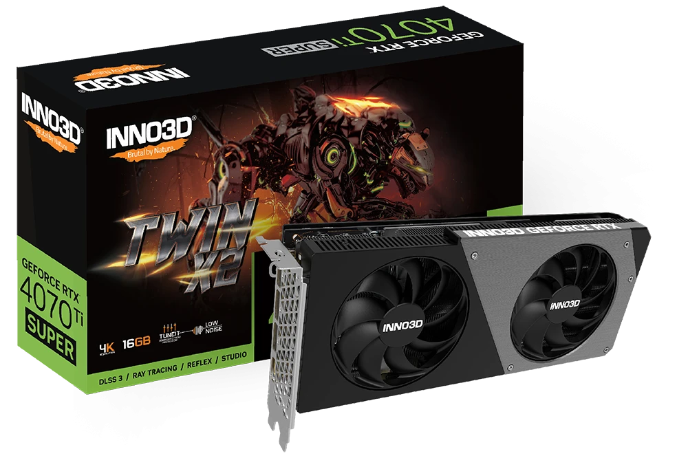 INNO3D GeForce RTX 4070 Ti SUPER TWIN X2
